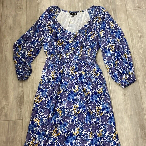 NWOT! $188 V neck Fete floral print midi dress! - Picture 4 of 14